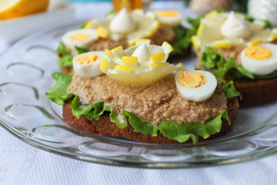Бутерброды с печенью трески рецепт с фото очень вкусный и яйцом