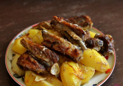 Бараньи ребра рецепты приготовления в духовке с картошкой и овощами