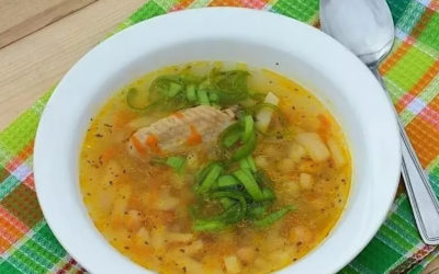Рецепт Куриный суп с нутом: видео-рецепт